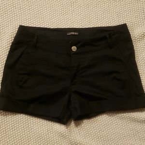 Black dress shorts